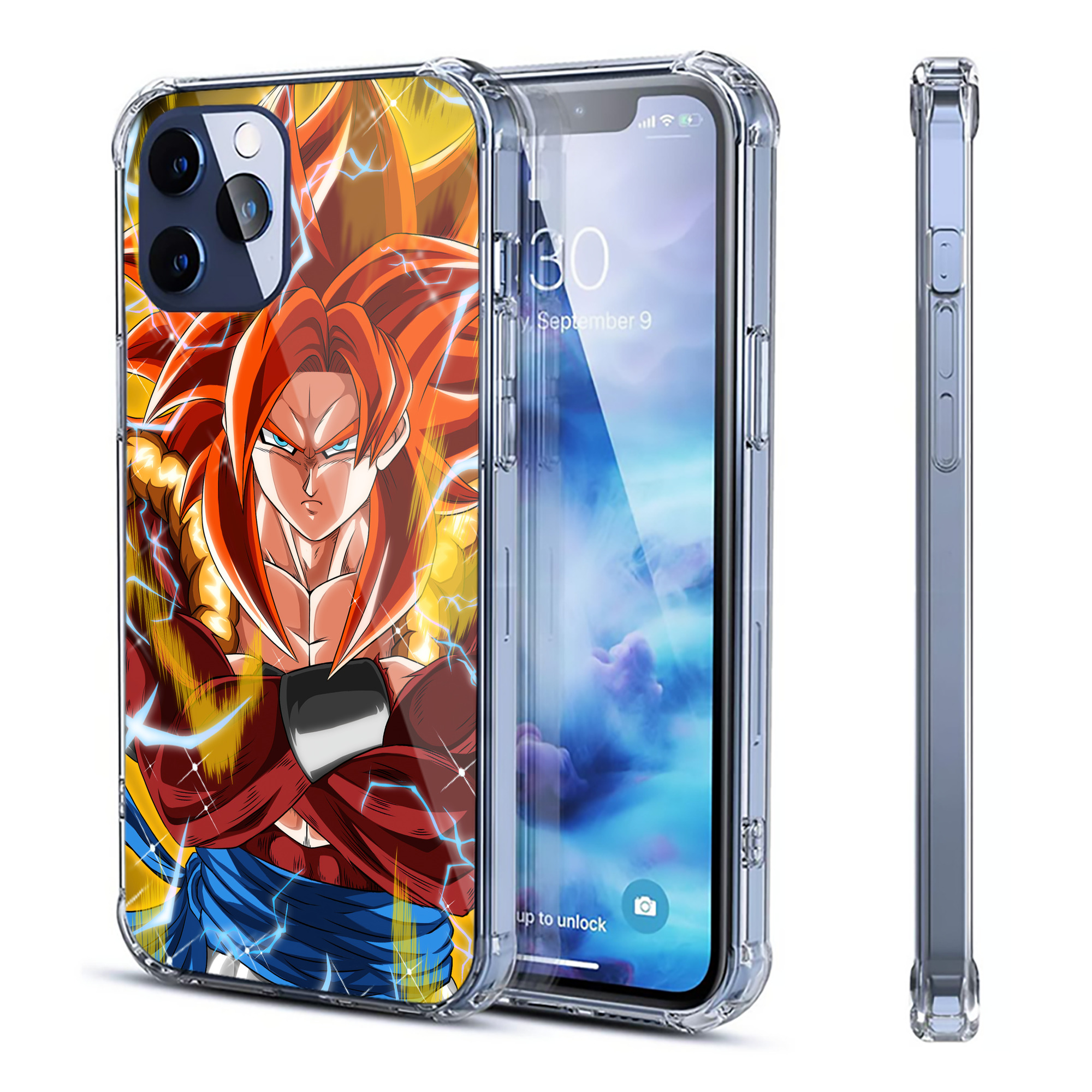 （画像用） ドラゴンボール DRAGON BALL 【iPhone 12シリーズ対応】透明スマホケース（クリアソフトケース）